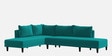 Ira Fabric 6 Seater Sofa Cum Bed RHS In Sea Green Colour