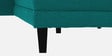 Ira Fabric 6 Seater Sofa Cum Bed RHS In Sea Green Colour