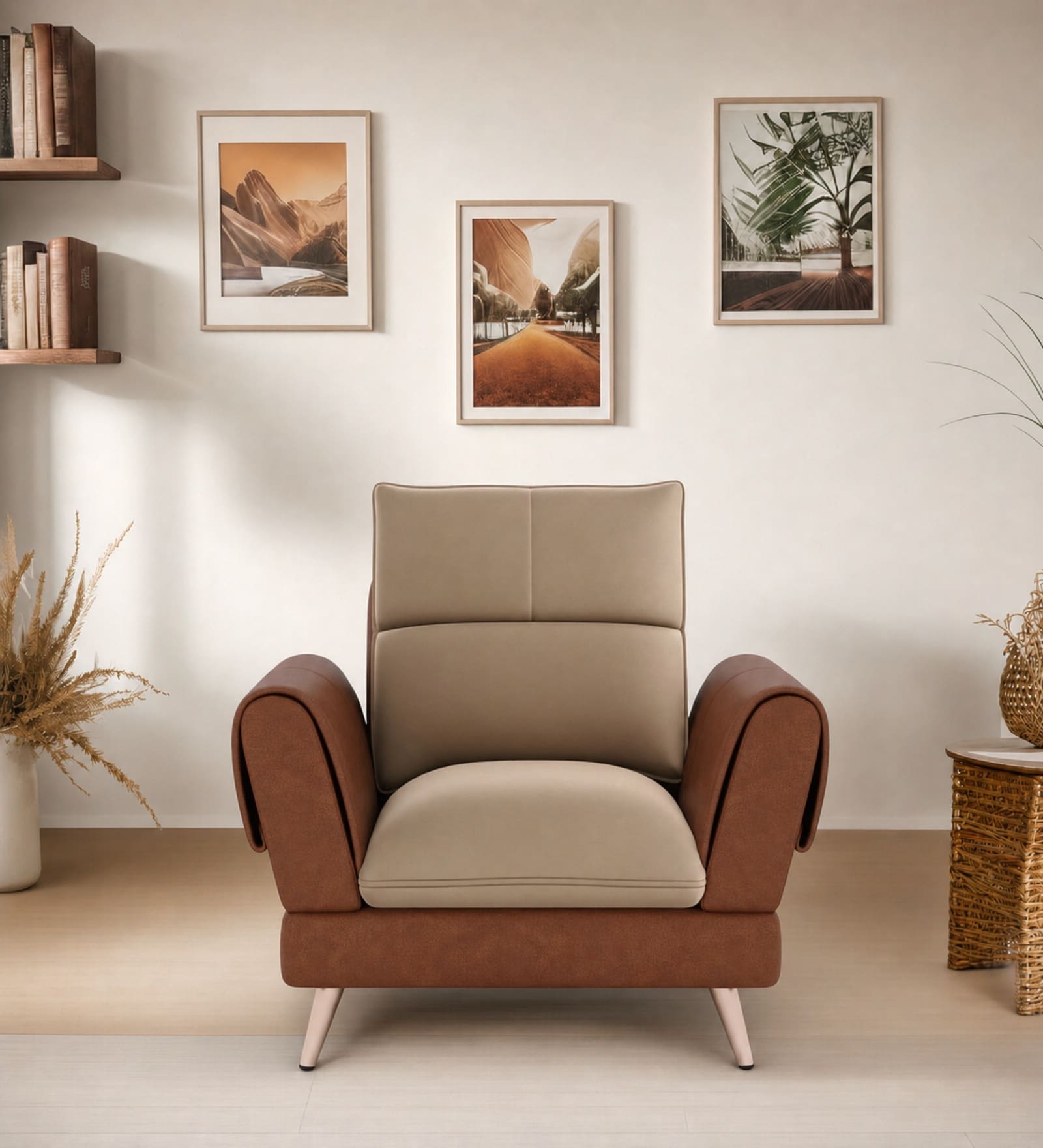 Ira 1 Sofa In Brown Color
