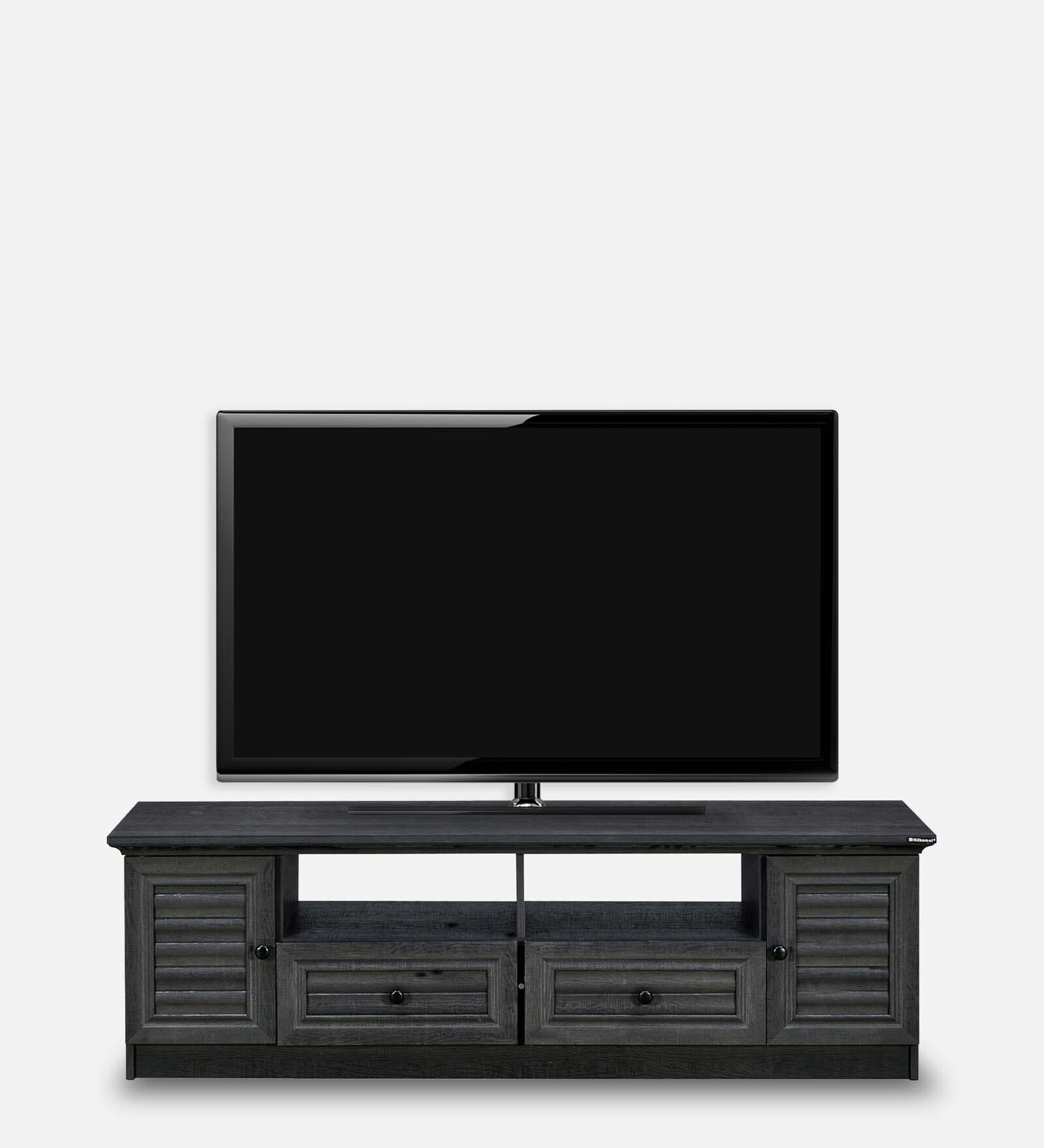 Iris TV Cabinet in Light Charcoal Grey Colour