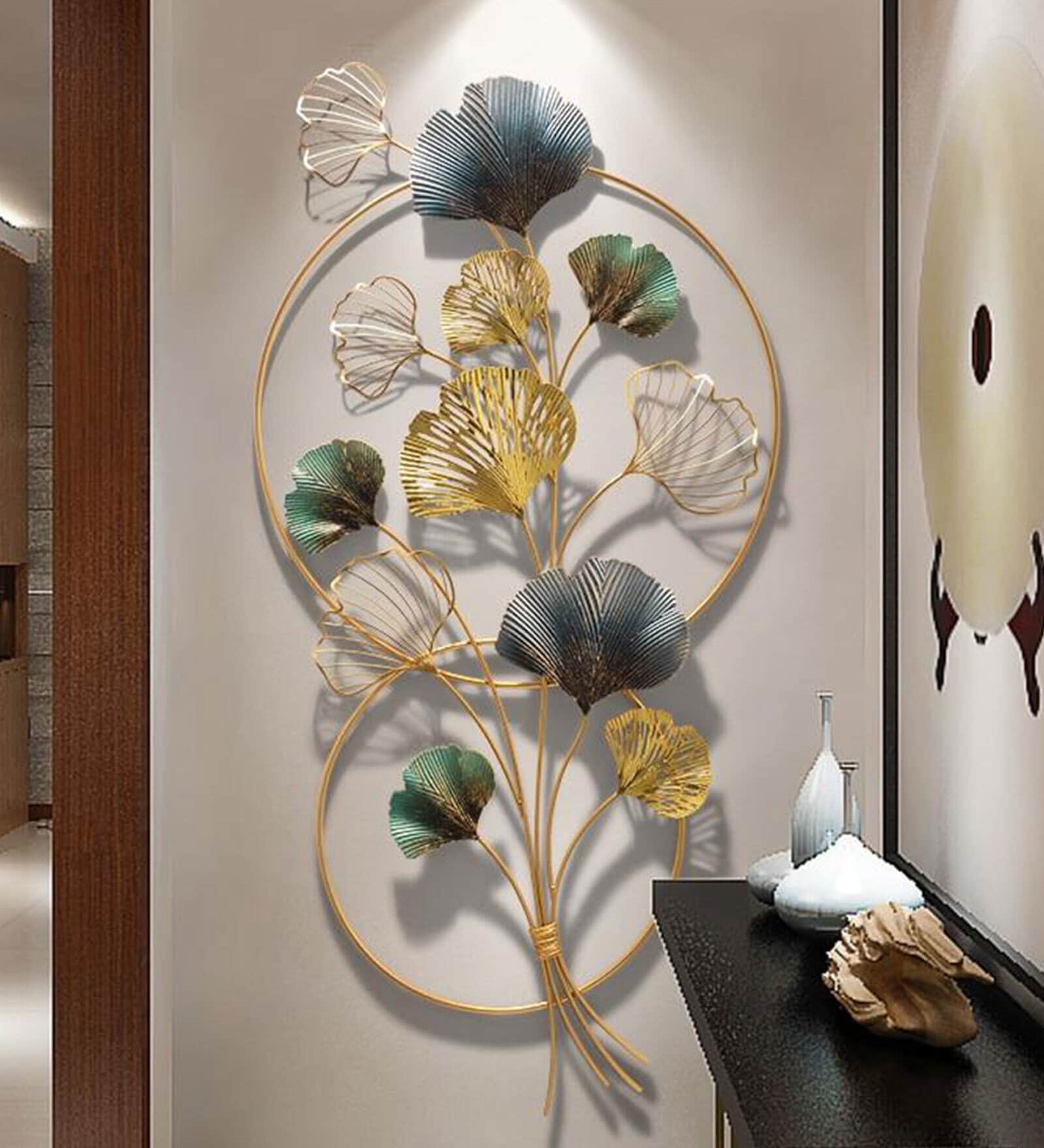 Iron Abstract Wall Art Gloden