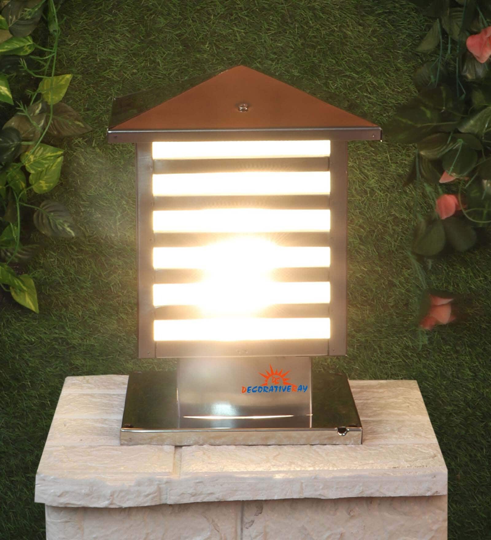 Mysty Chrome Iron Gate Light