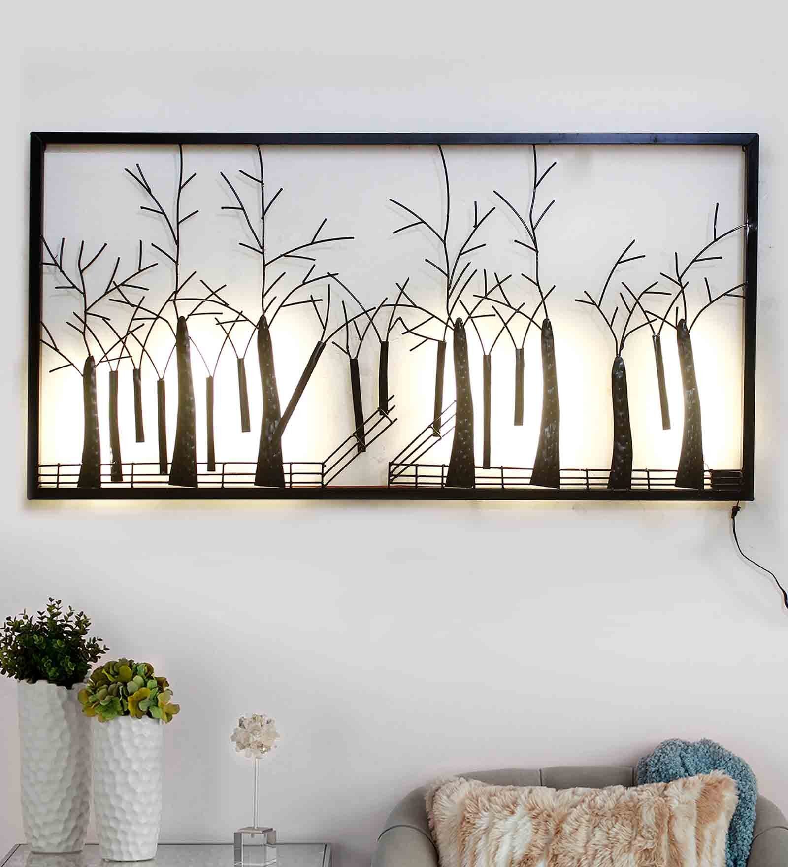 Iron Handcrafted Forest Wall Art