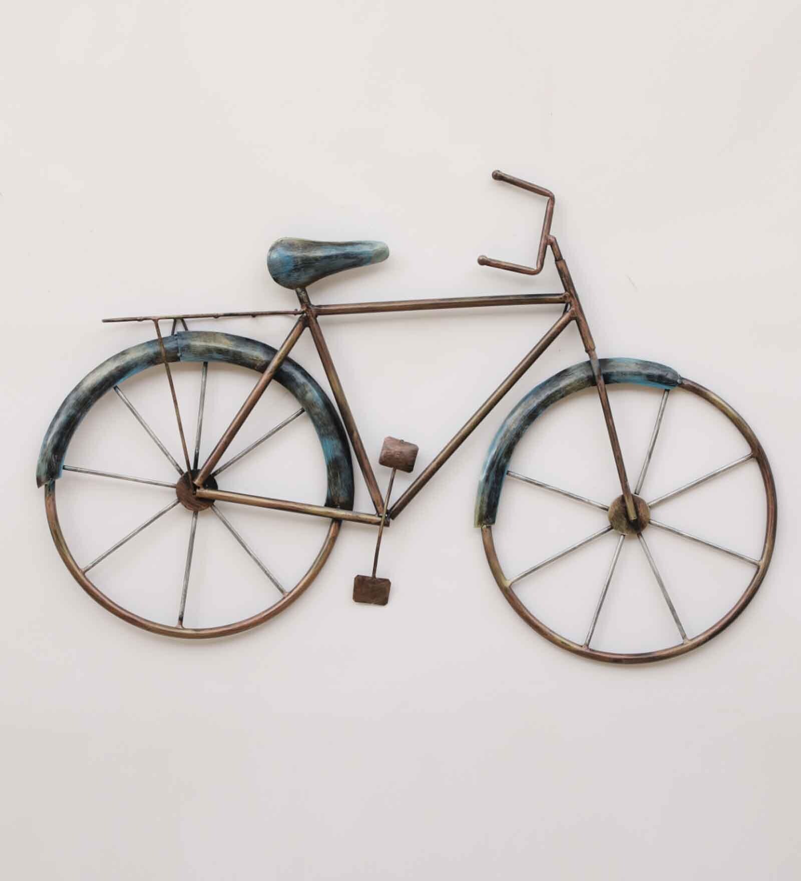 Iron Hiba Cycle Metal Wall Art