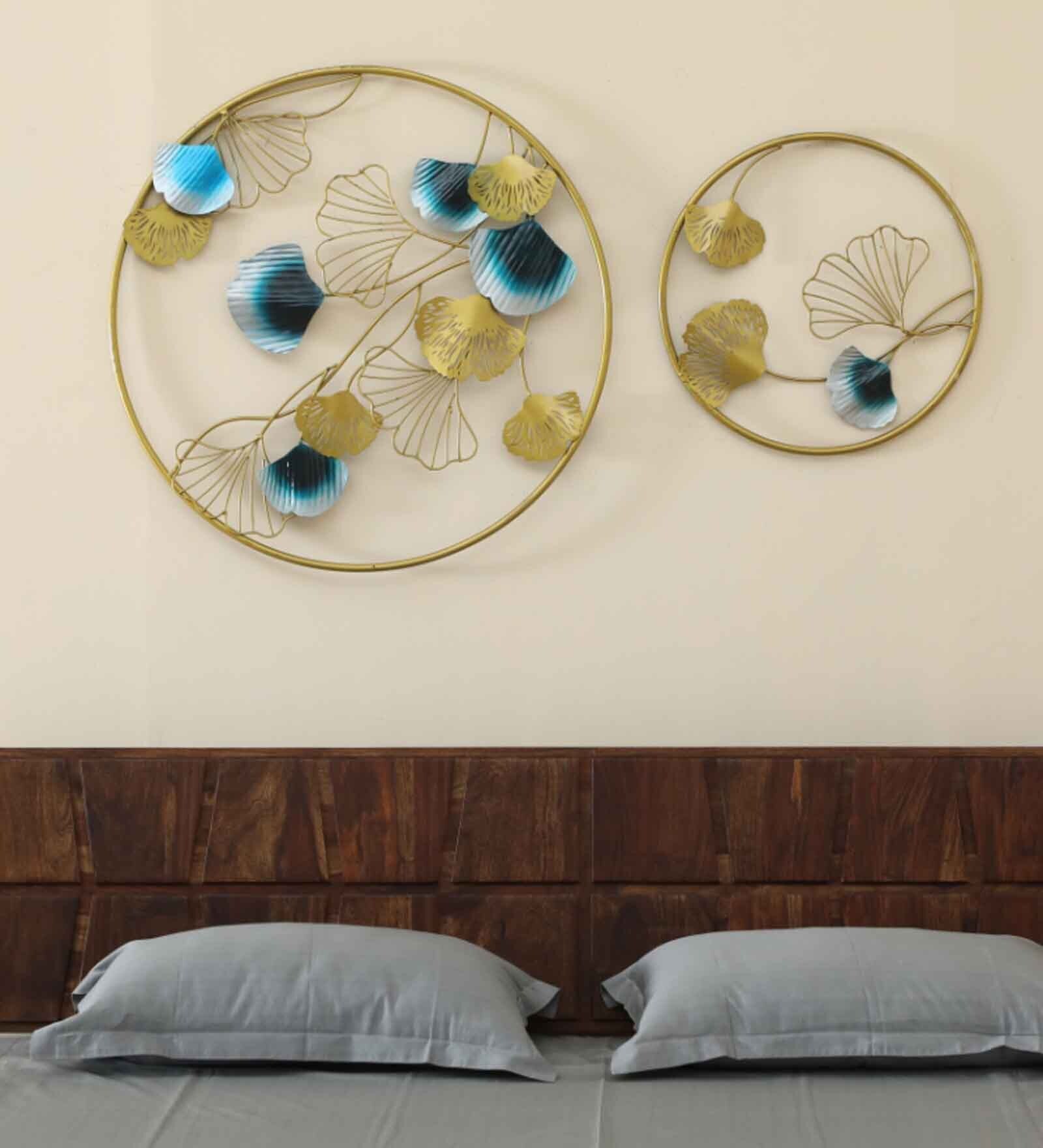 Buy Iron Iris Ring S2 Leaf & Flower Metal Wall Art at 31% OFF by ...