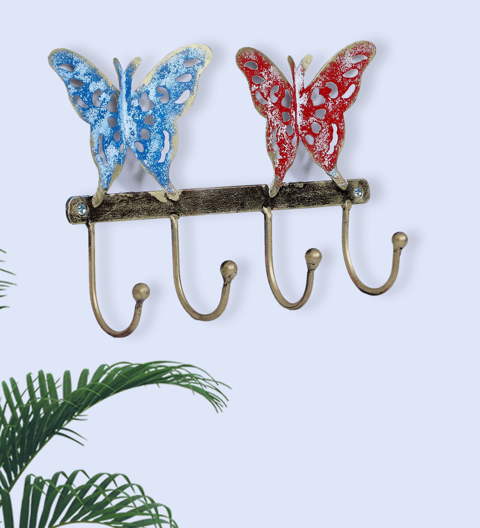 Buy Iron Kaina Butterfly Wall Hook Key Holder at 34 OFF by Vedas
