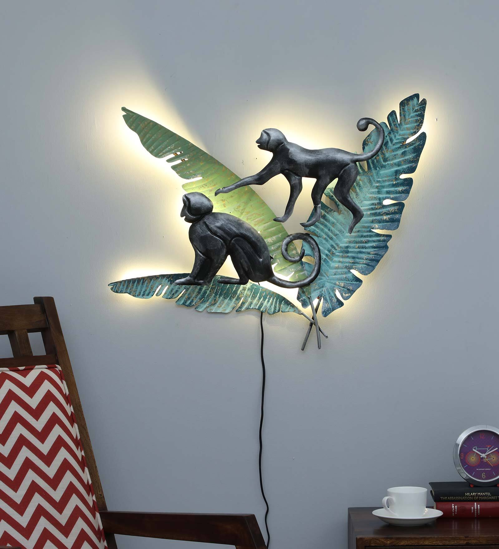 Iron Monkey On Ring Wall Art