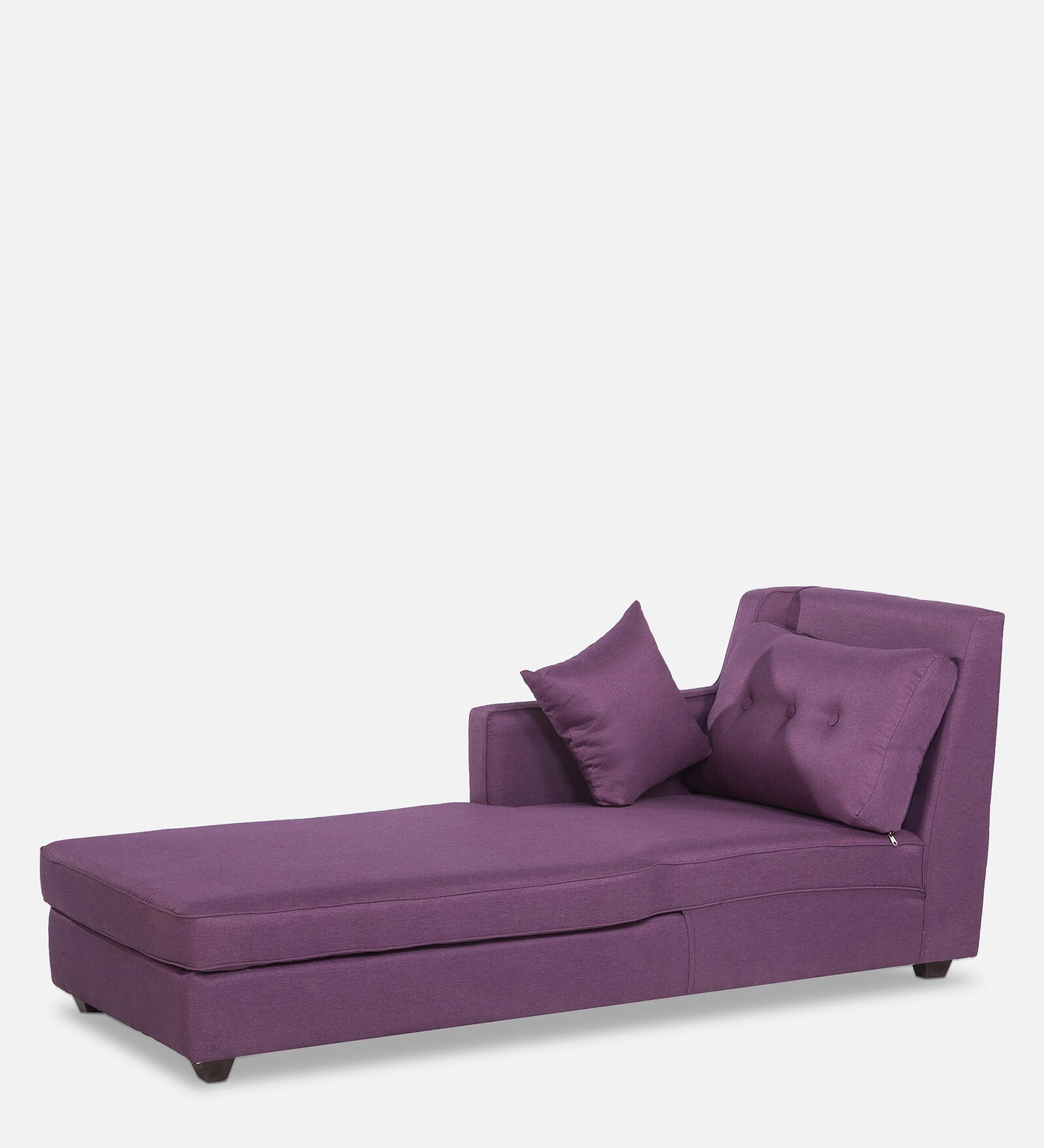 Irvine RHS Chaise Lounger in Purple Colour