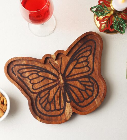 Ireka Homes Acacia Wood Serving Platter