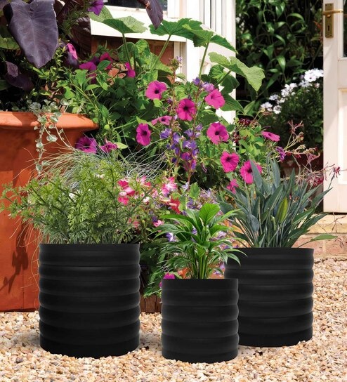 Iron Planter Pot For Indoor And Outdoor Decor Set of 3