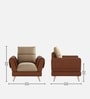 Ira 1 Sofa In Brown Color
