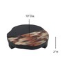 Black & Brown Acacia Wood Abstract Trivet