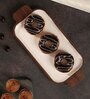 White Acacia Wood  Appetizer Platter