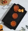 Black Acacia Wood  Serving Tray