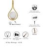 Irene Gold Metal Hanging Light