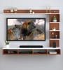 Irina TV Unit in Walnut White Finish for TVs up to 43"