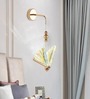 Iris Butterfly Wall Light Colorful Crystal & Metal Body Tri-Color LED Modern Decorative Wall Lamp for Bedroom Living Room