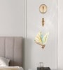 Iris Butterfly Wall Light Colorful Crystal & Metal Body Tri-Color LED Modern Decorative Wall Lamp for Bedroom Living Room