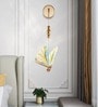 Iris Butterfly Wall Light Colorful Crystal & Metal Body Tri-Color LED Modern Decorative Wall Lamp for Bedroom Living Room