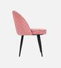 Iris Fabric Dining Chair In Pink Colour