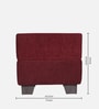 Iris Ottoman Set Of 2 In Maroon Colour