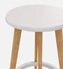 Iris Solid Wood Bar Table Set in Natural Finish,