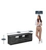 Iris TV Cabinet in Light Charcoal Grey Colour