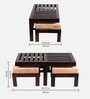 Irish Coffee Table Set In Walnut Finish