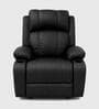 Irish Leatherette  Motorised 1 Seater Recliner  in Black Color