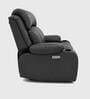 Irish Leatherette  Motorised 1 Seater Recliner  in Black Color