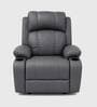 Irish Leatherette Motorised 1 Seater Recliner In Grey Color