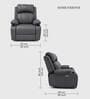Irish Leatherette Motorised 1 Seater Recliner In Grey Color