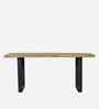 Rusty Solid Wood Dining Table in Oak Finish