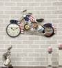 Iron Bike Wall Art In Blue