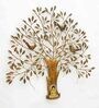 Iron Decorative Tree Wall Art In Brown