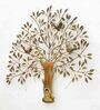 Iron Decorative Tree Wall Art In Brown