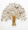 Iron Decorative Tree Wall Art In Brown