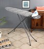 Iron Ironing Board With Iron Holder In Black (L: 35 W: 15, H: 65 Inches)