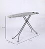 Iron Ironing Board With Iron Holder In Black (L: 35 W: 15, H: 65 Inches)