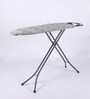 Iron Ironing Board With Iron Holder In Black (L: 35 W: 15, H: 65 Inches)