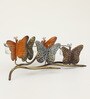 Iron Bunch of Butterfly Multicolour Table Tea Light Holder