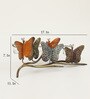 Iron Bunch of Butterfly Multicolour Table Tea Light Holder