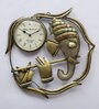 Iron Decorative Ganesha Wall Clock