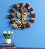 Iron Lord Ganesha Wall Art In Multicolour