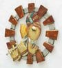 Iron Lord Ganesha Wall Art In Multicolour