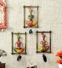 Iron Decorative Musician Wall Frame Set Of 3