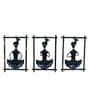 Iron Decorative Musician Wall Frame Set Of 3