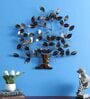 Iron Decorative Tree Wall Art In Multicolour