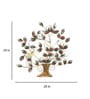 Iron Decorative Tree Wall Art In Multicolour
