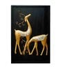 Iron Reindeer Wall Art In Black